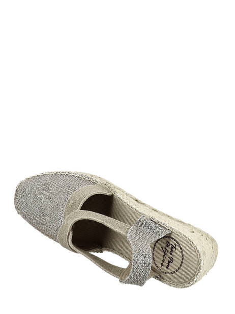Espadrilles Triton Toni pons Zilver women TRITON ander zicht 4